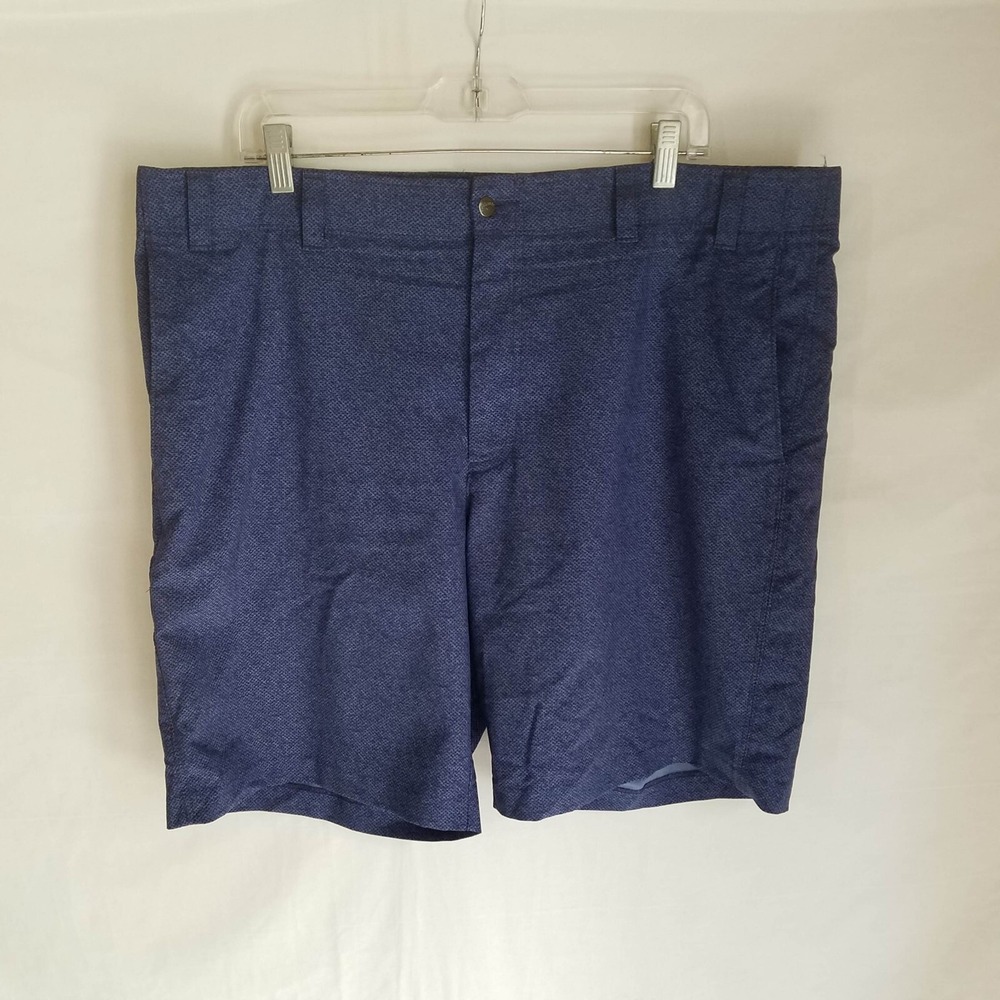 Callaway Mens Blue Dots Polyester Blend Casual Golf Shorts Size 40